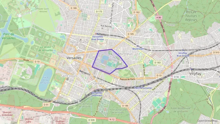 Appartement 54 m² deux pieces à vendre à Versailles