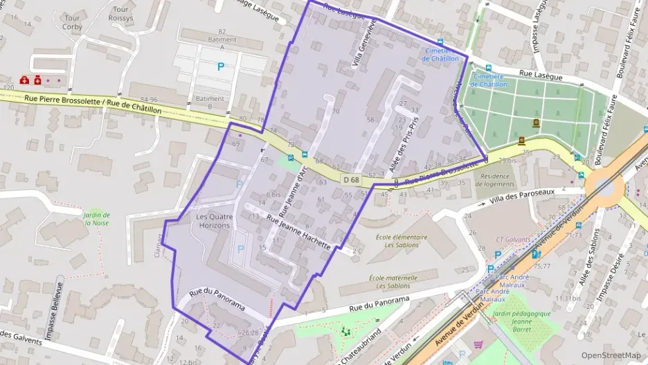 Appartement 87 m² quatre pièces à vendre à Châtillon