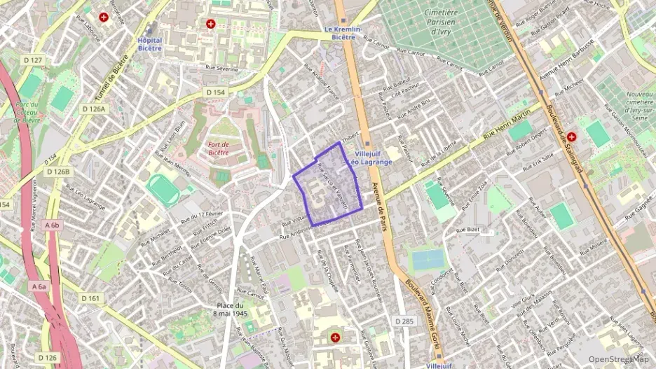 Appartement 40 m² deux pieces à vendre à Villejuif