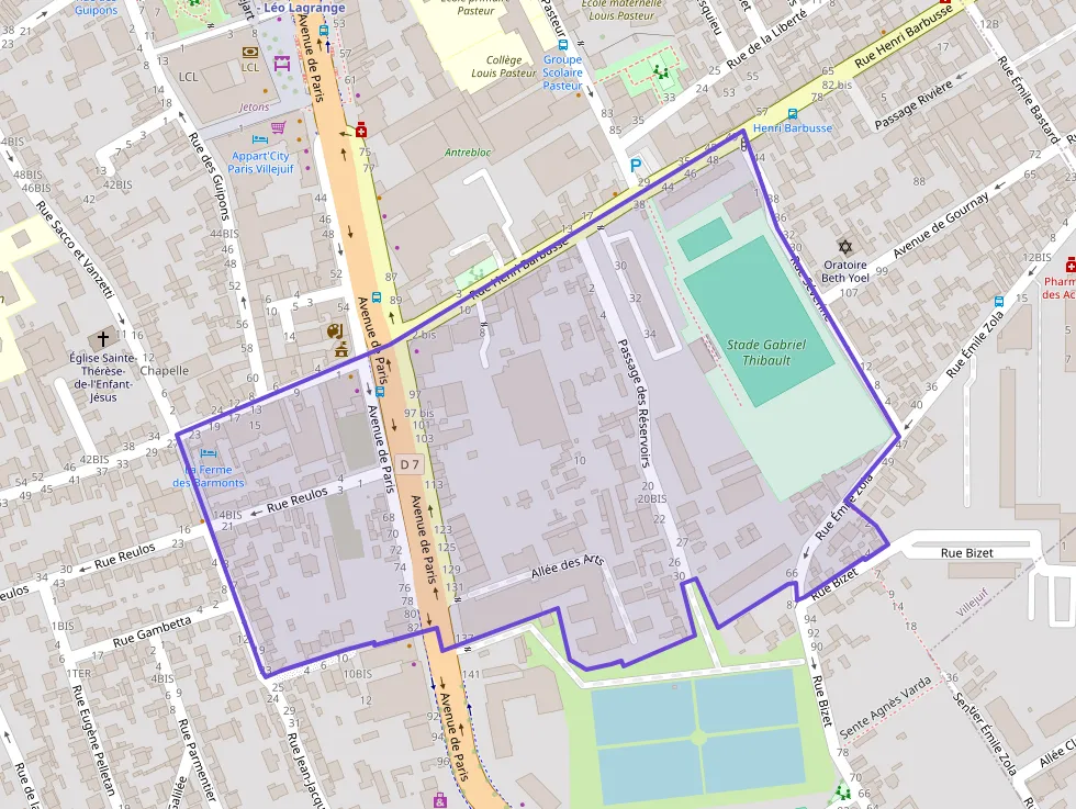 Appartement 55 m² trois pièces à vendre à Villejuif