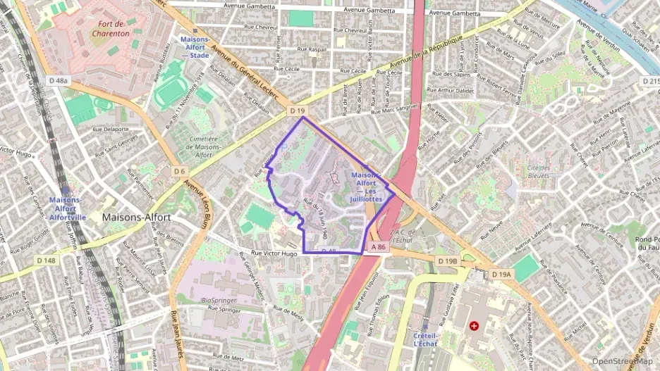 Appartement 76 m² trois pièces à vendre à Maisons-Alfort