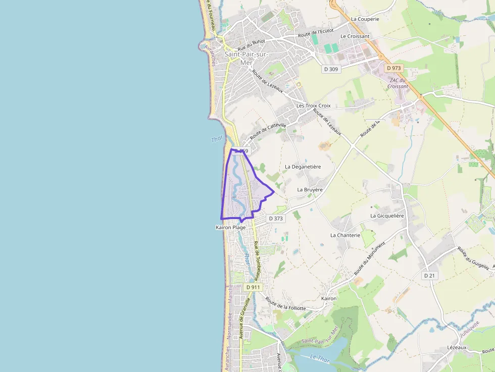 Appartement 70 m² trois pièces à vendre à Saint-Pair-sur-Mer