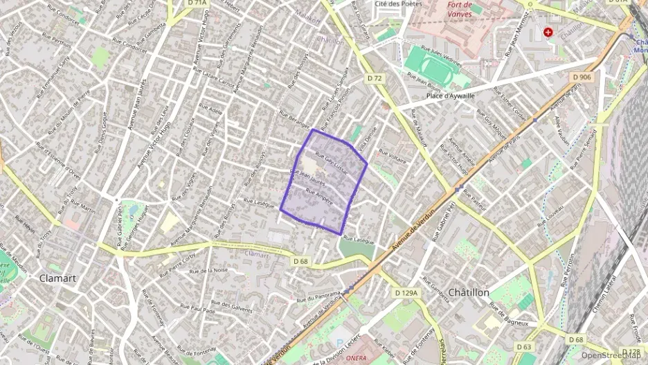 Appartement 25 m² une piece à vendre à Châtillon