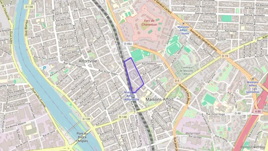 Appartement 73 m² quatre pièces à vendre à Maisons-Alfort