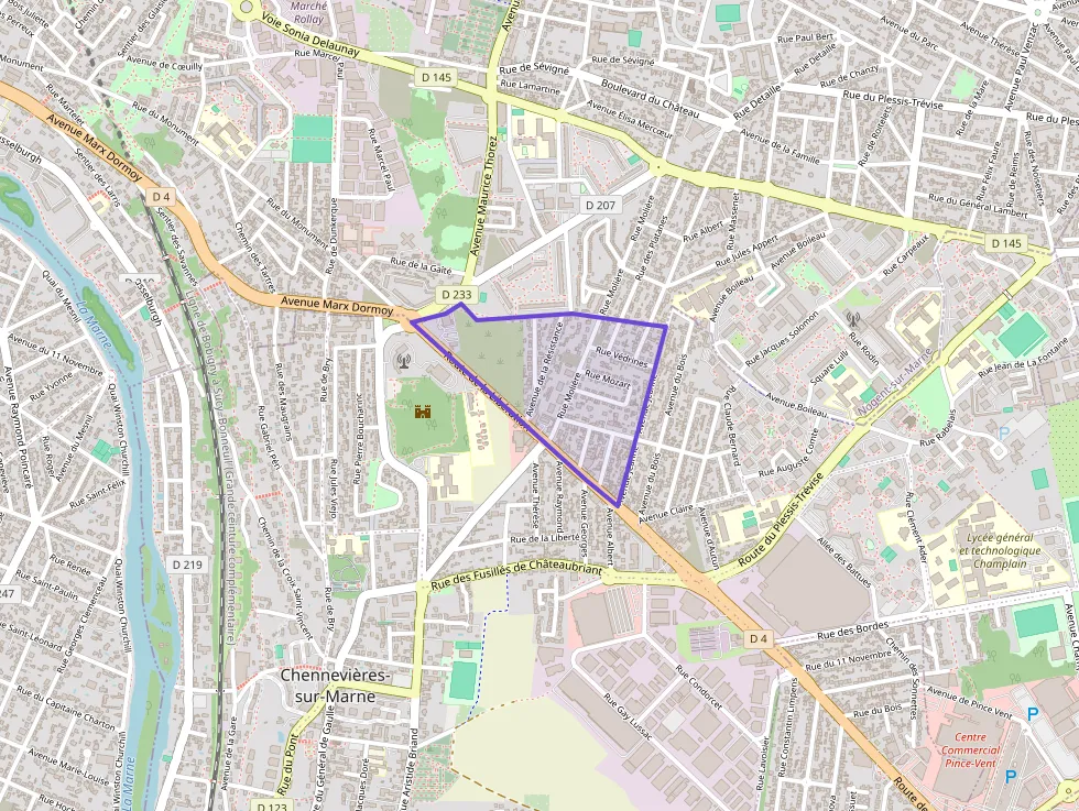 Appartement 44 m² deux pieces à vendre à Chennevières-sur-Marne