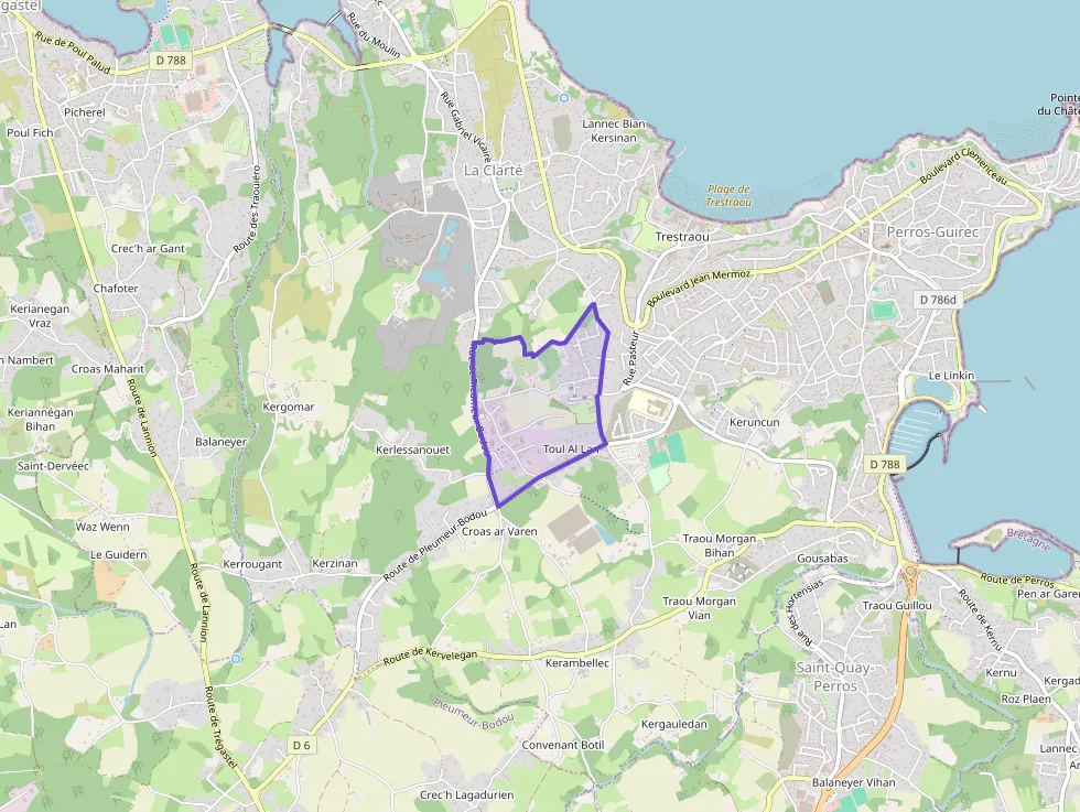 Appartement 57 m² une piece à vendre à Perros-Guirec