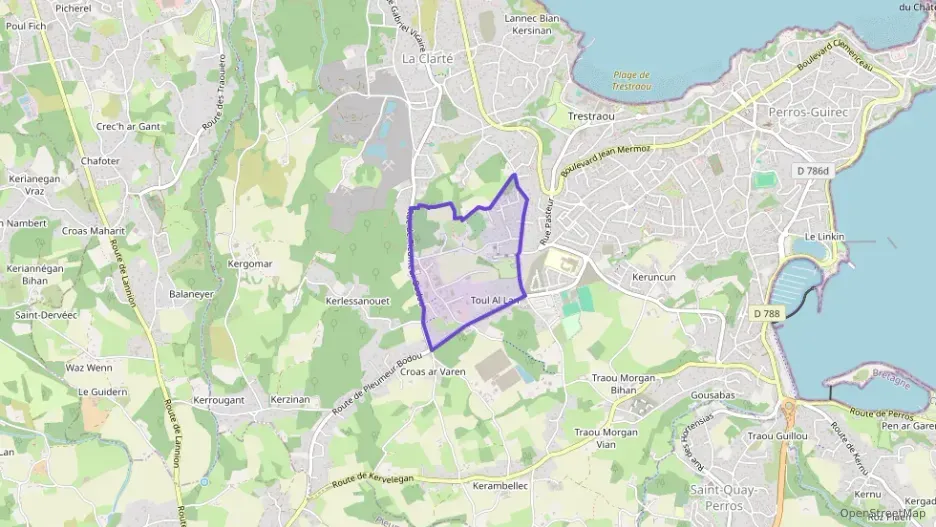 Appartement 57 m² une piece à vendre à Perros-Guirec Appartement 57 m² une piece à vendre à Perros-Guirec