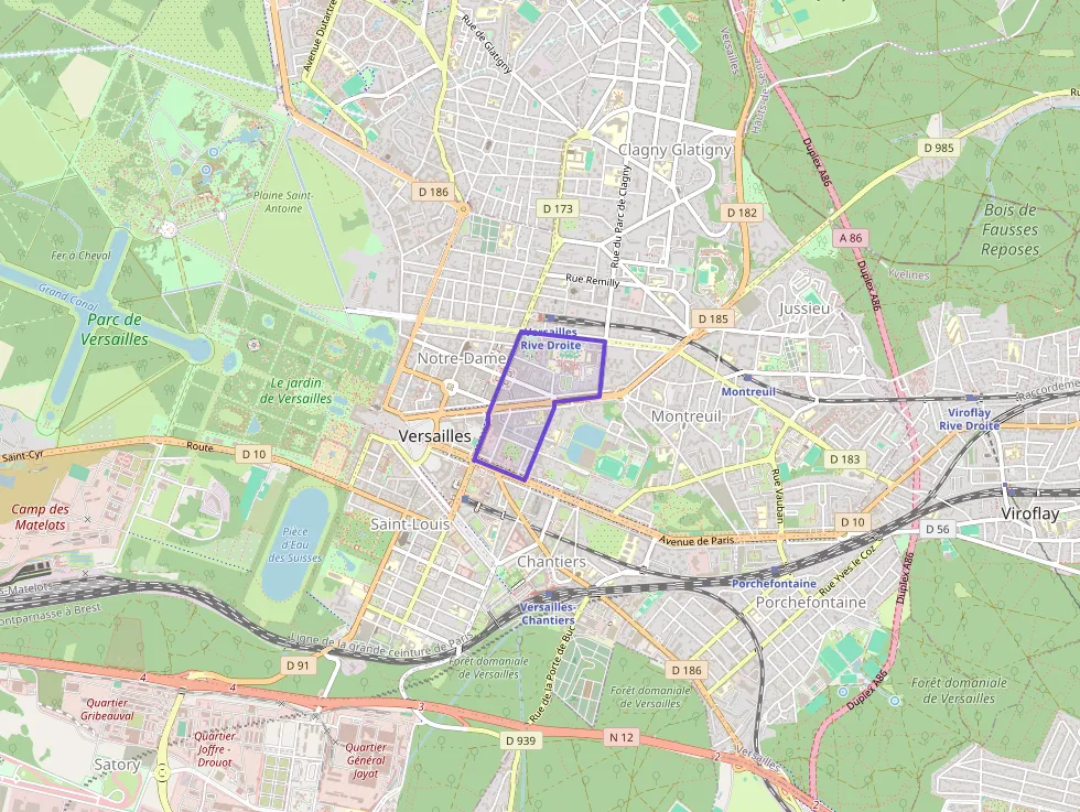 Appartement 52 m² trois pièces à vendre à Versailles
