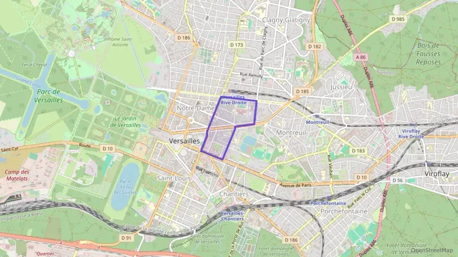 Appartement 106 m² trois pièces à vendre à Versailles