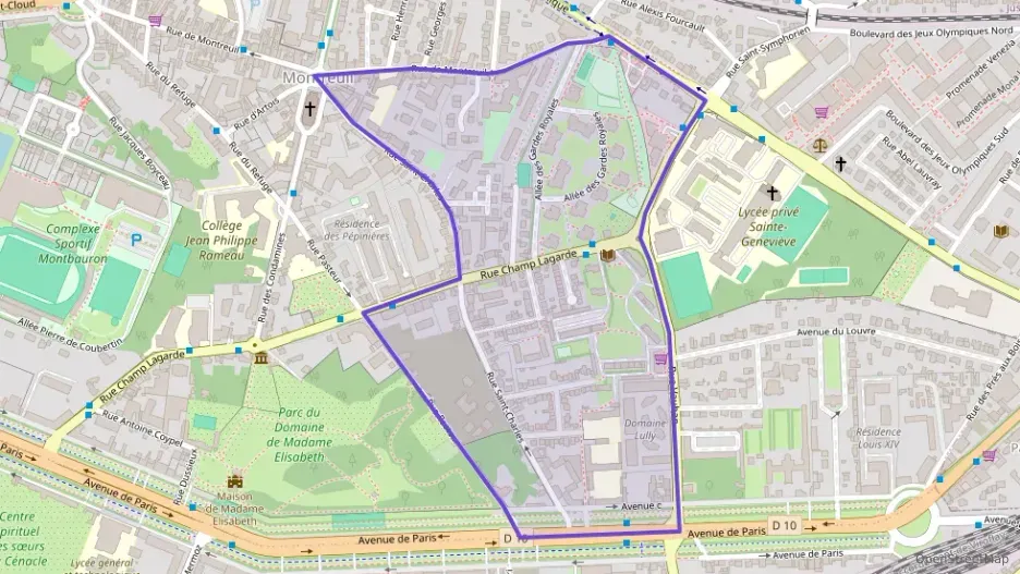 Appartement 80 m² quatre pièces à vendre à Versailles