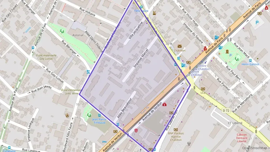 Appartement 69 m² trois pièces à vendre à Châtillon