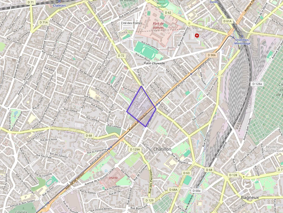 Appartement 69 m² trois pièces à vendre à Châtillon