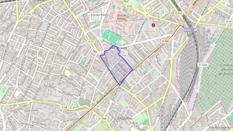 Appartement 63 m² trois pièces à vendre à Châtillon