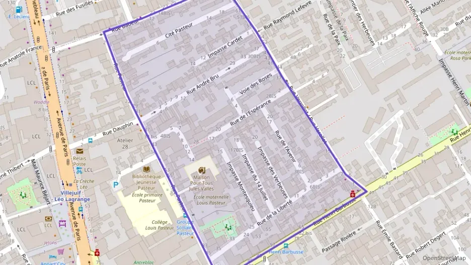 Appartement 61 m² deux pieces à vendre à Villejuif