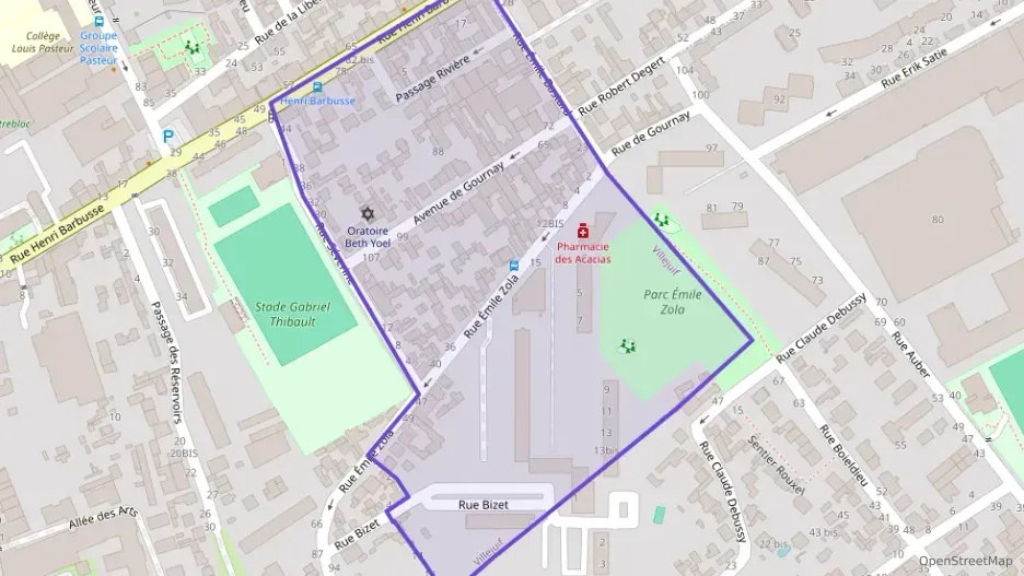 Appartement 44 m² deux pieces à vendre à Villejuif