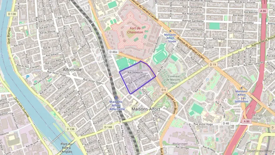 Appartement 72 m² trois pièces à vendre à Maisons-Alfort