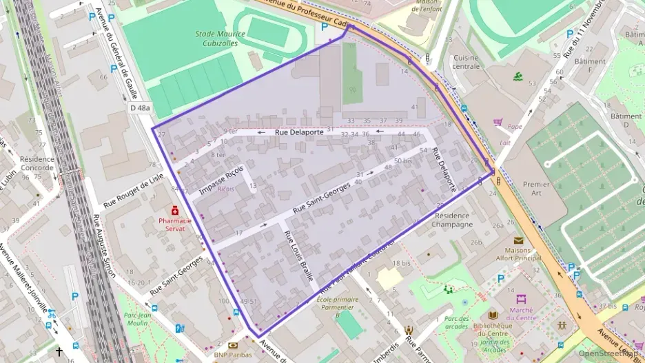 Appartement 53 m² trois pièces à vendre à Maisons-Alfort