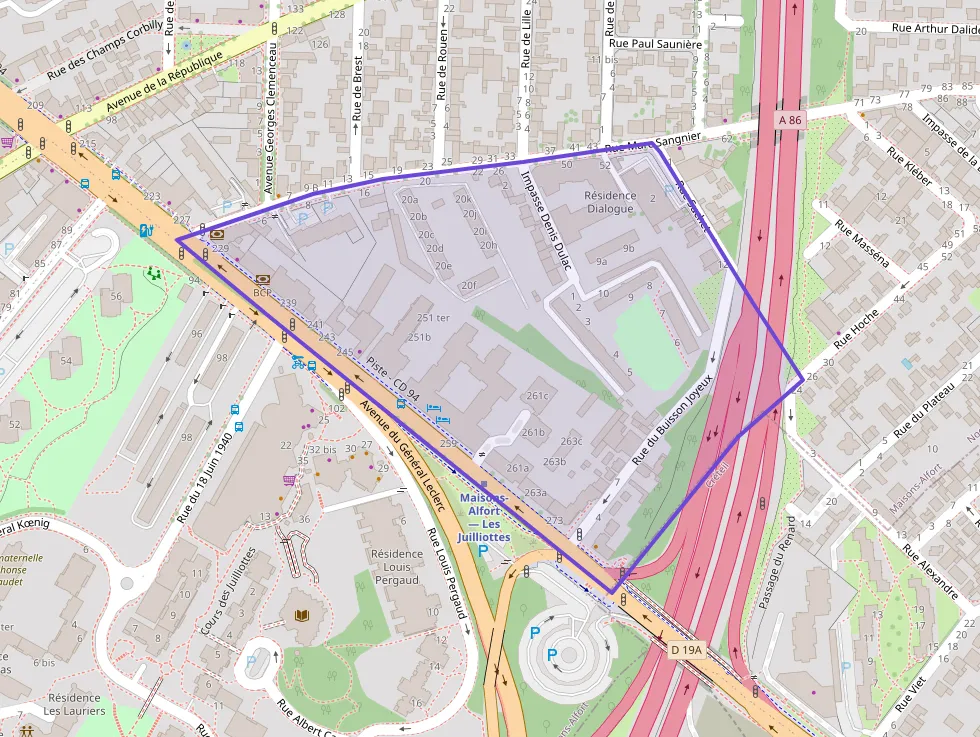 Appartement 69 m² trois pièces à vendre à Maisons-Alfort