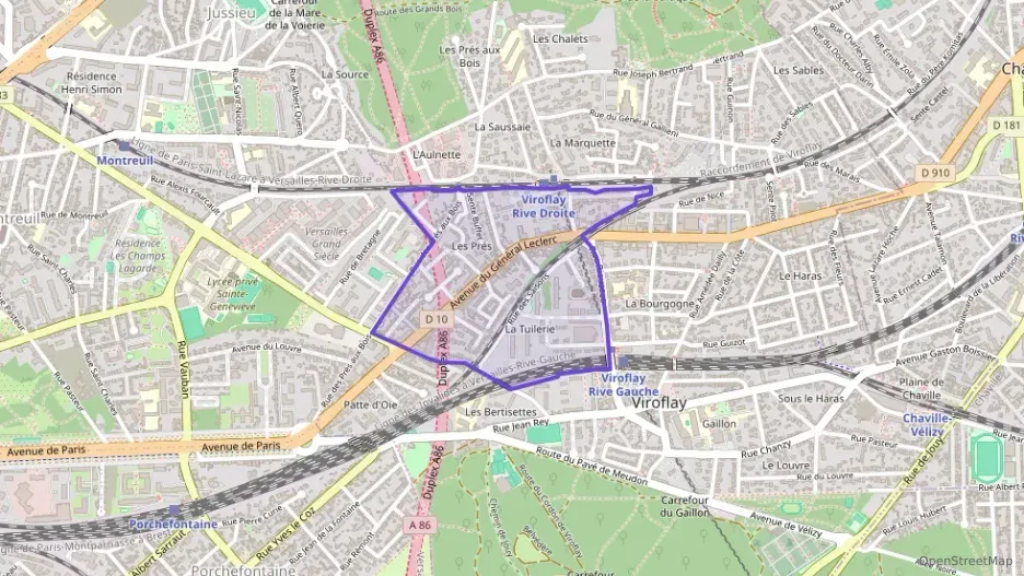 Appartement 78 m² quatre pièces à vendre à Viroflay