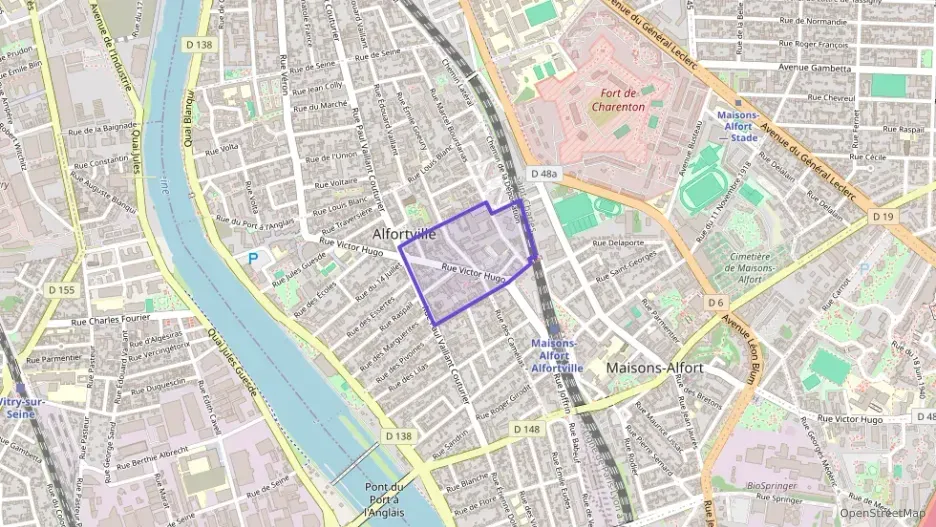Appartement 97 m² quatre pièces à vendre à Alfortville