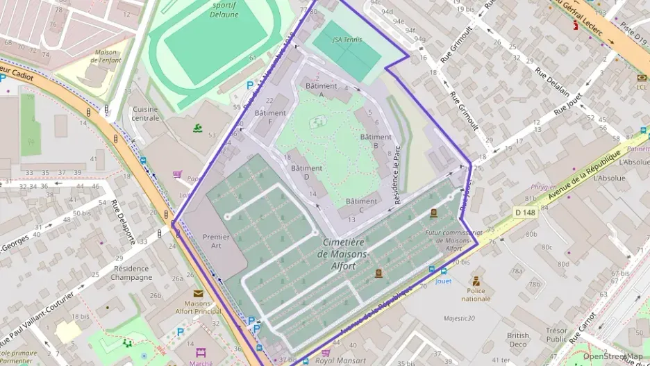 Appartement 48 m² deux pieces à vendre à Maisons-Alfort