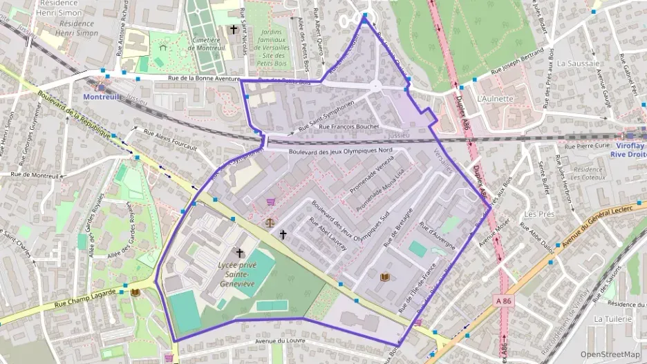 Appartement 55 m² deux pieces à vendre à Versailles