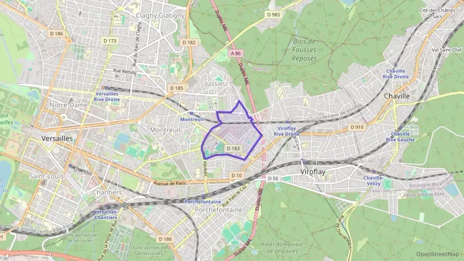 Appartement 55 m² deux pieces à vendre à Versailles