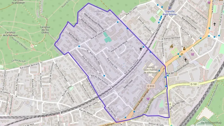 Appartement 69 m² trois pièces à vendre à Chaville