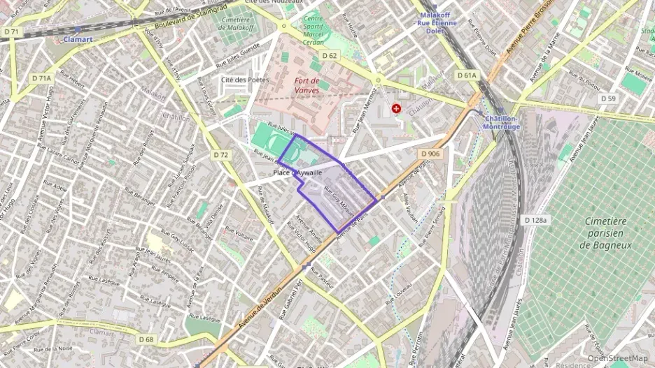 Appartement 34 m² une piece à vendre à Châtillon Appartement 34 m² une piece à vendre à Châtillon