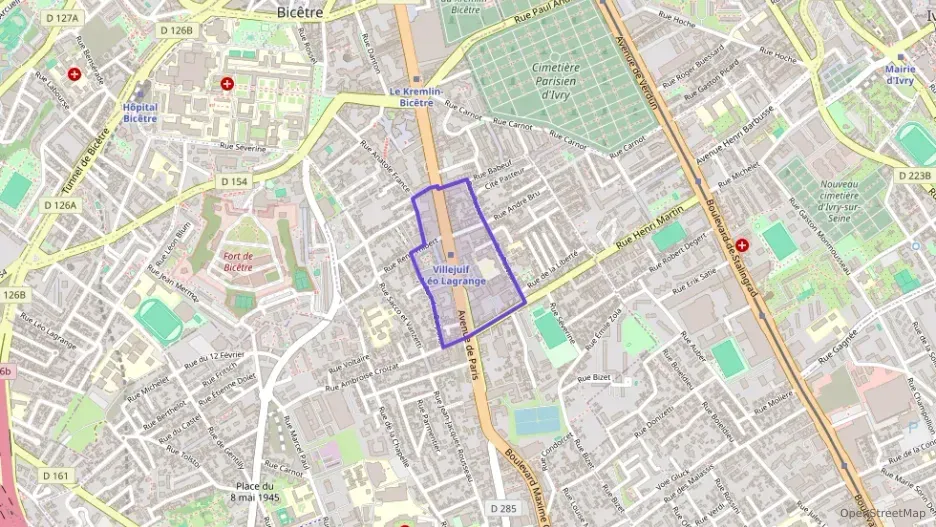 Appartement 50 m² trois pièces à vendre à Villejuif