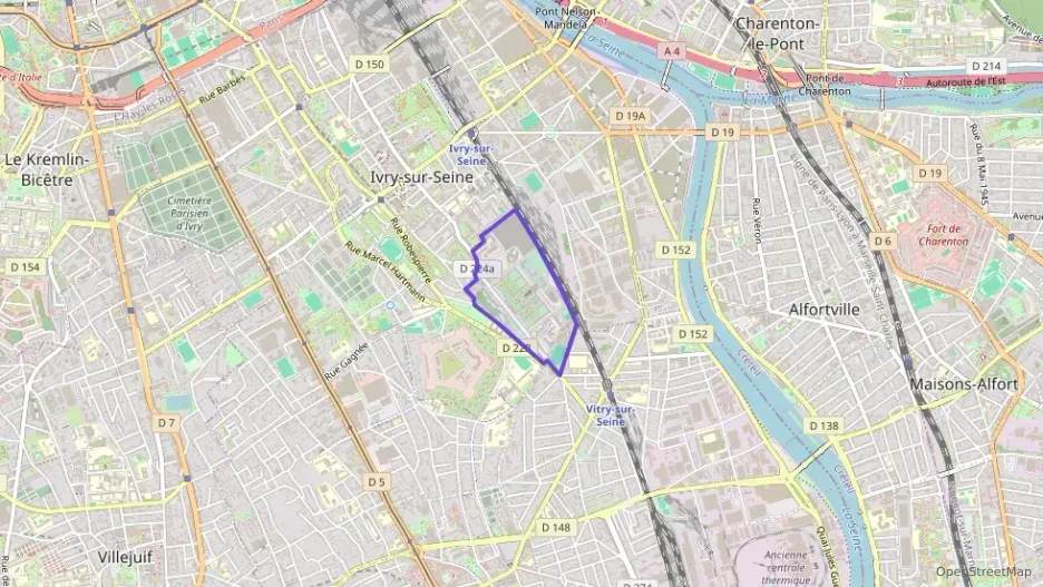 Appartement 61 m² trois pièces à vendre à Ivry-sur-Seine