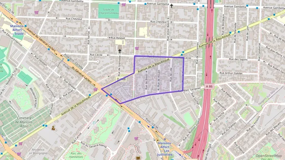 Appartement 70 m² deux pieces à vendre à Maisons-Alfort Appartement 70 m² deux pieces à vendre à Maisons-Alfort