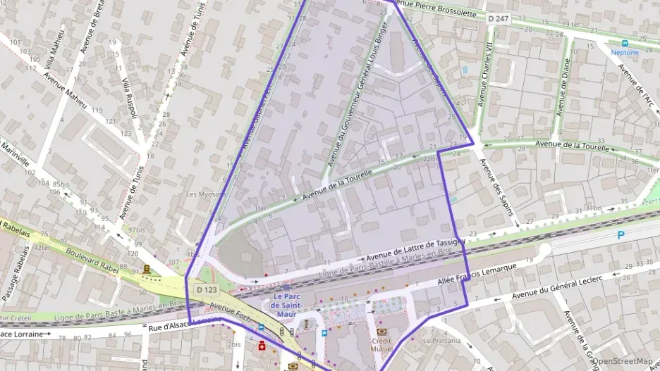 Appartement 90 m² quatre pièces à vendre à Saint-Maur-des-Fossés