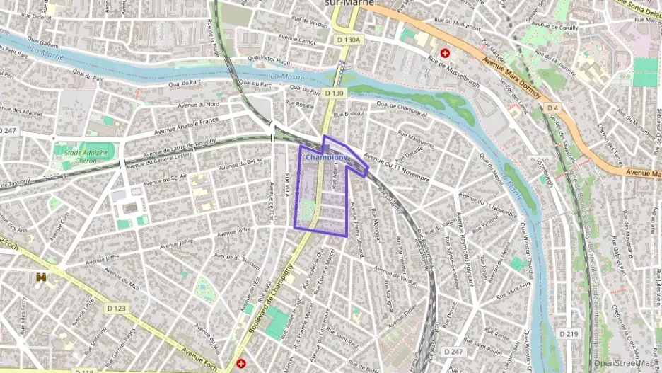 Appartement 45 m² deux pieces à vendre à Saint-Maur-des-Fossés