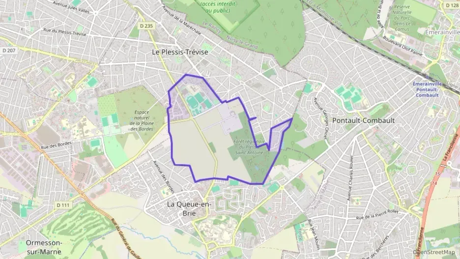 Appartement 63 m² trois pièces à vendre à Le Plessis-Trévise