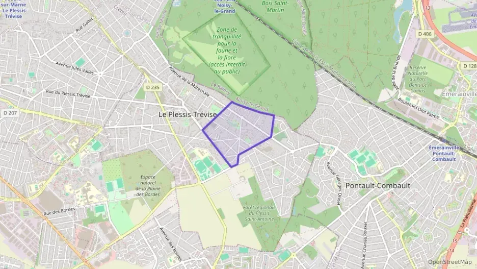 Appartement 70 m² trois pièces à vendre à Le Plessis-Trévise