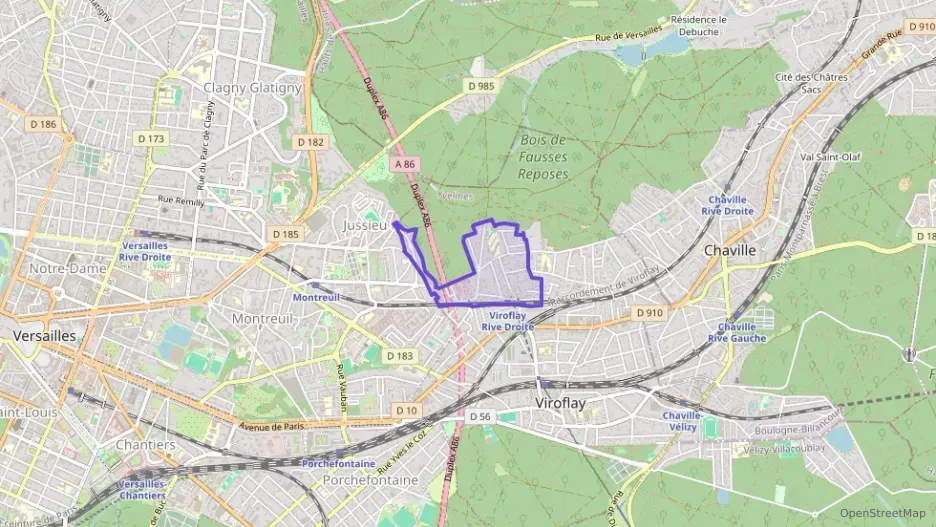 Appartement 59 m² deux pieces à vendre à Viroflay