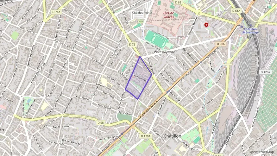 Appartement 40 m² deux pieces à vendre à Châtillon