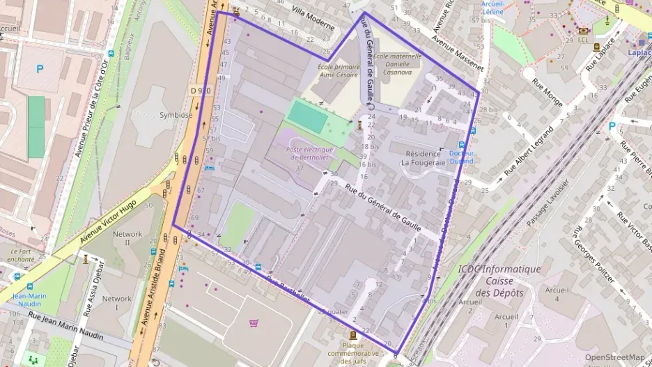 Appartement 50 m² deux pieces à vendre à Arcueil