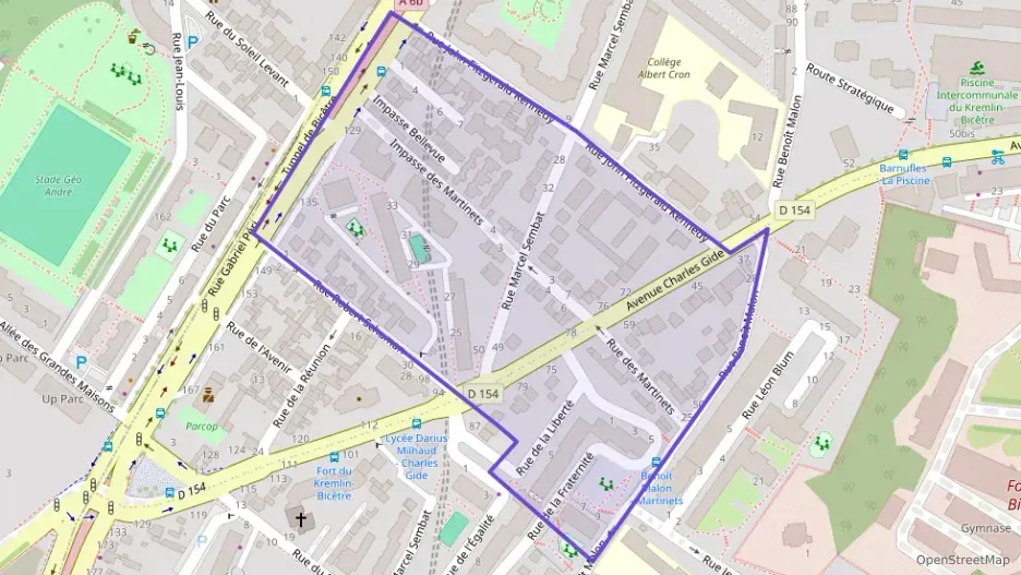 Appartement 65 m² quatre pièces à vendre à Le Kremlin-Bicêtre
