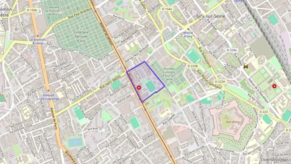 Appartement 55 m² trois pièces à vendre à Ivry-sur-Seine