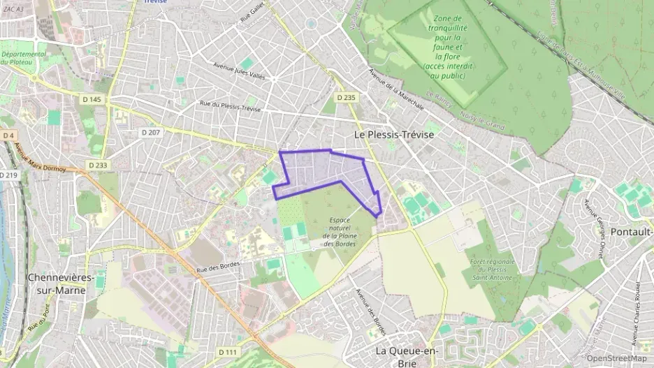 Appartement 65 m² trois pièces à vendre à Le Plessis-Trévise