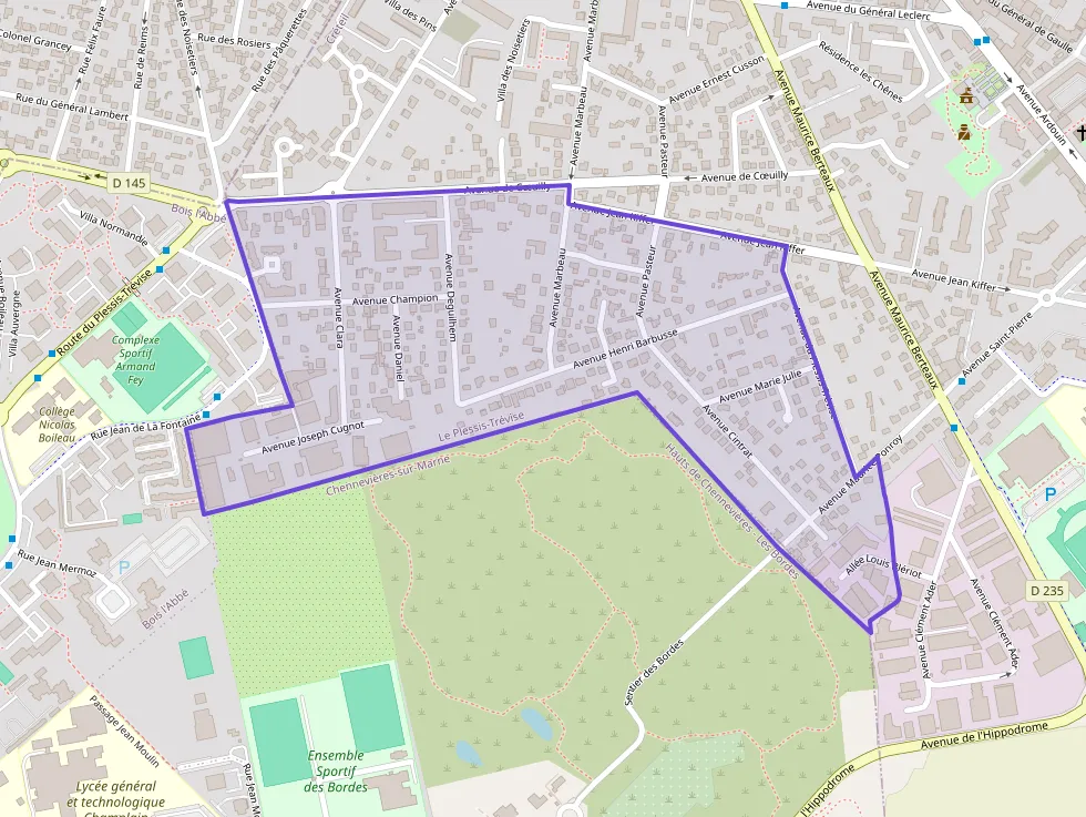 Appartement 61 m² trois pièces à vendre à Le Plessis-Trévise