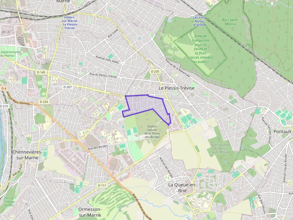 Appartement 61 m² trois pièces à vendre à Le Plessis-Trévise