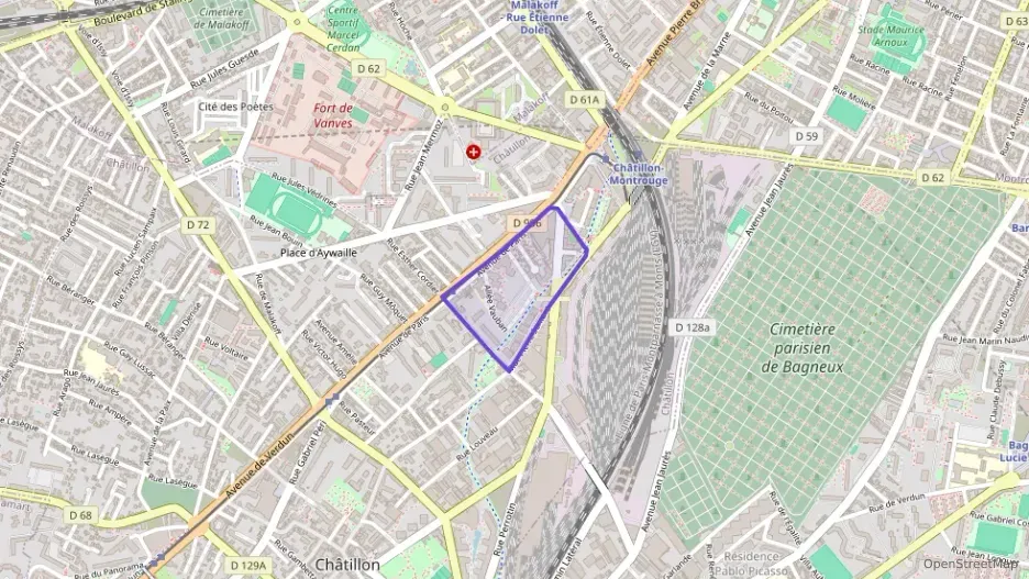 Appartement 46 m² deux pieces à vendre à Châtillon