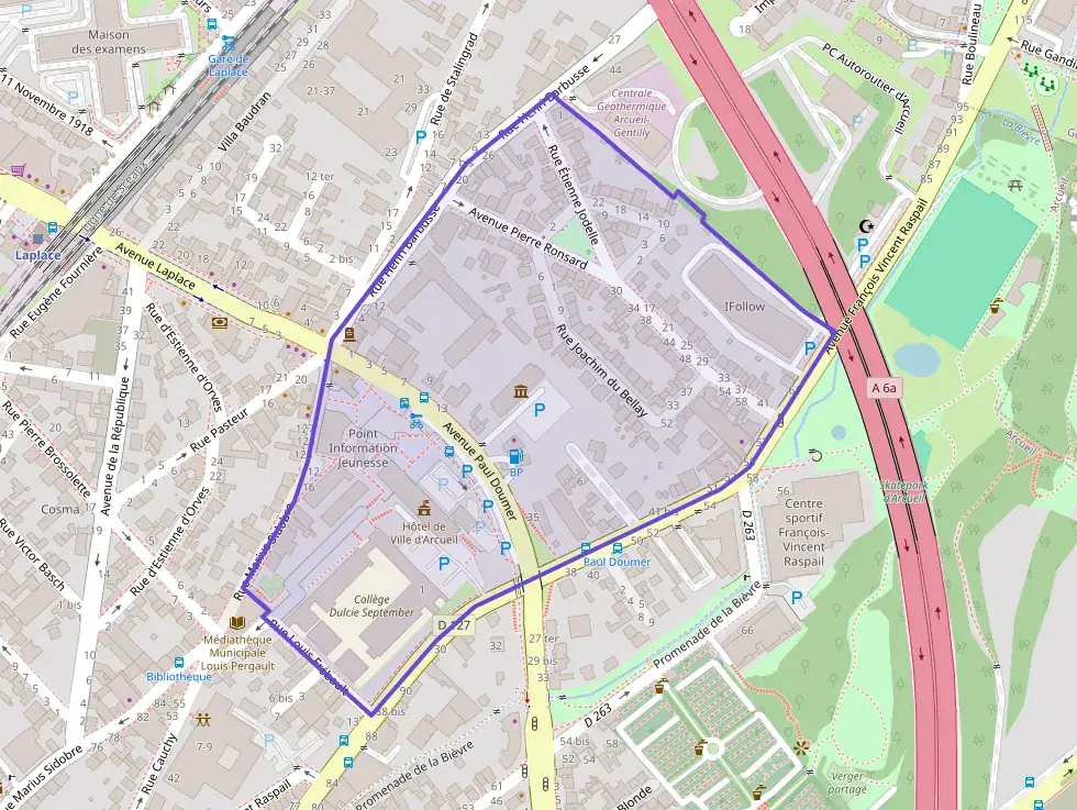 Appartement 52 m² trois pièces à vendre à Arcueil