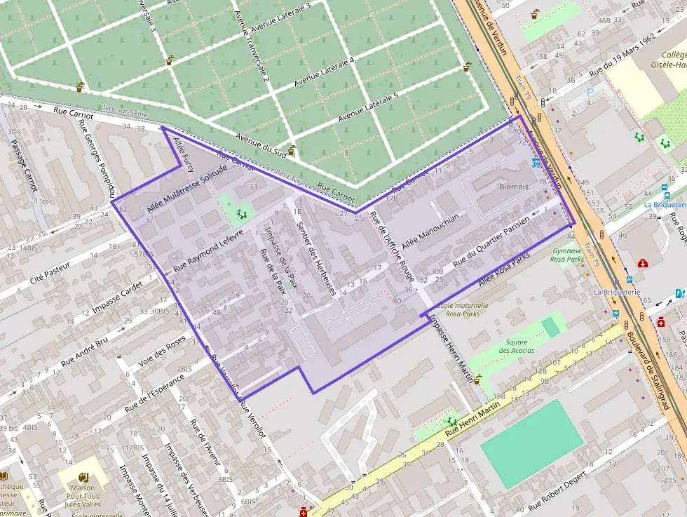 Appartement 38 m² deux pieces à vendre à Ivry-sur-Seine