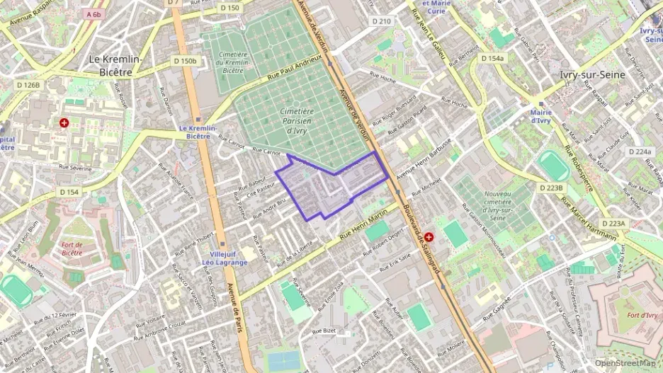 Appartement 38 m² deux pieces à vendre à Ivry-sur-Seine