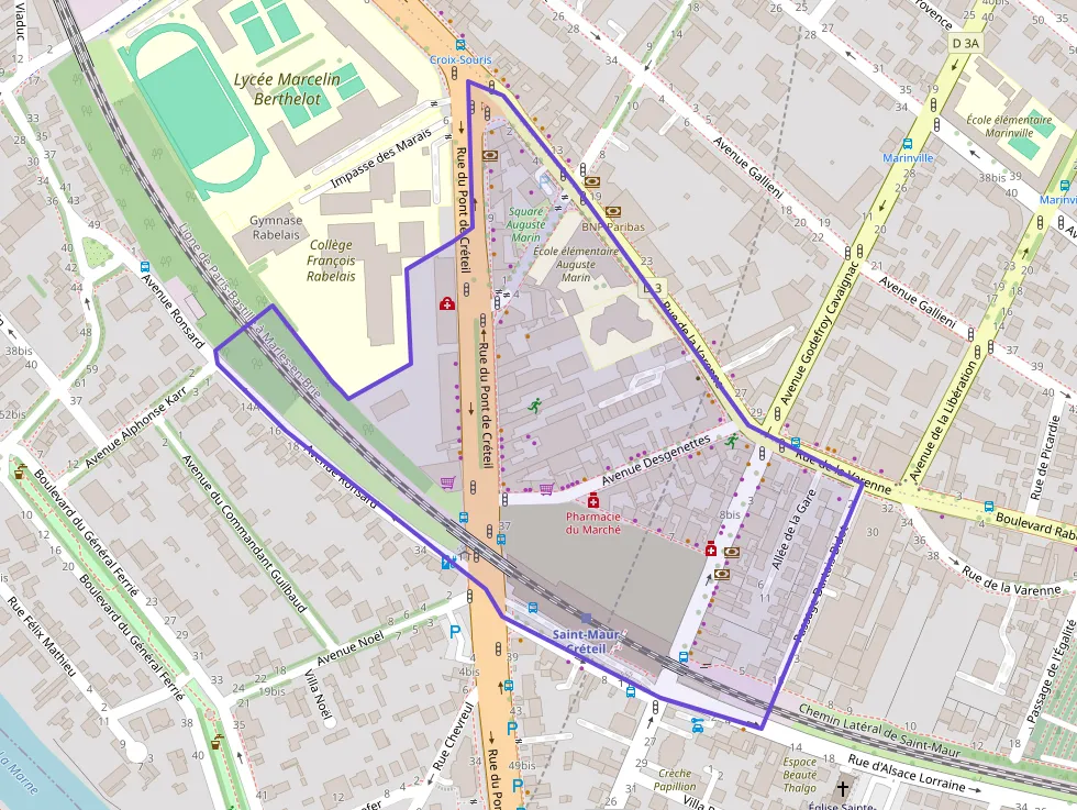 Appartement 86 m² quatre pièces à vendre à Saint-Maur-des-Fossés