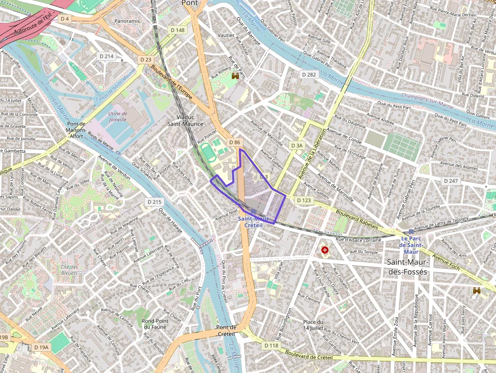 Appartement 86 m² quatre pièces à vendre à Saint-Maur-des-Fossés